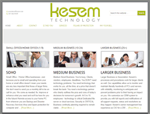 Tablet Screenshot of kesemtechnology.com